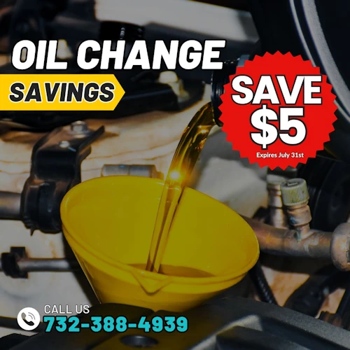 Save $5 oil change coupon